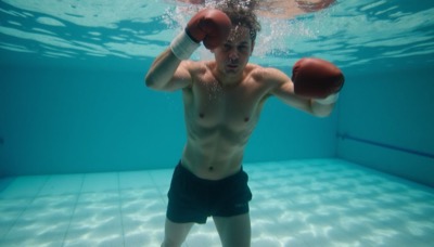 AI-generated film still from Me-Me exploring identity and unlived destinies in Milan